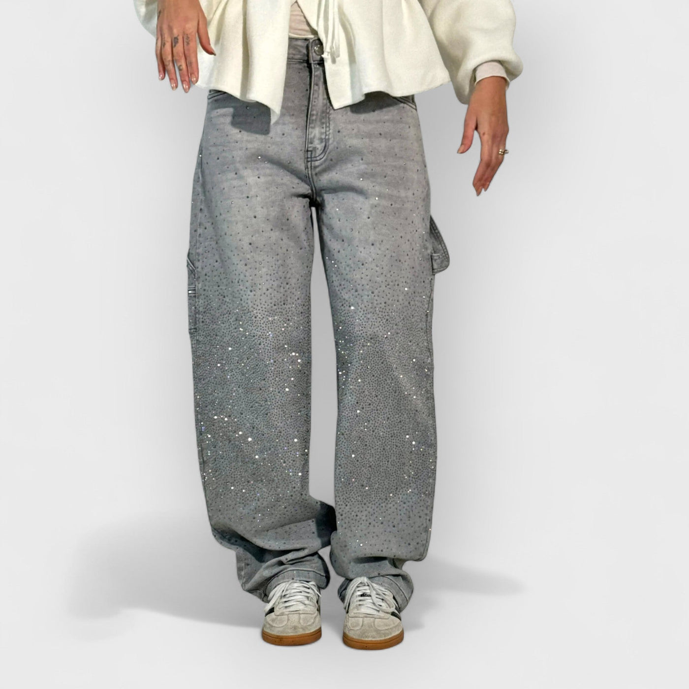 Balloon Carpenter Shine Denim Jeans