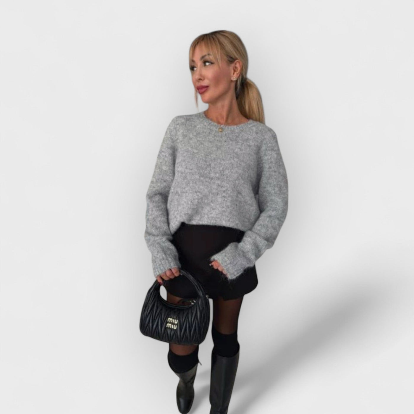 Tie Sweater