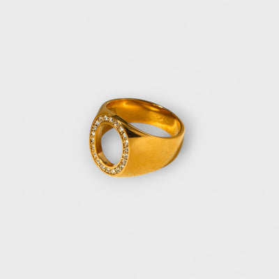 Oval Hollow Ring