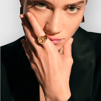 Oval Hollow Ring