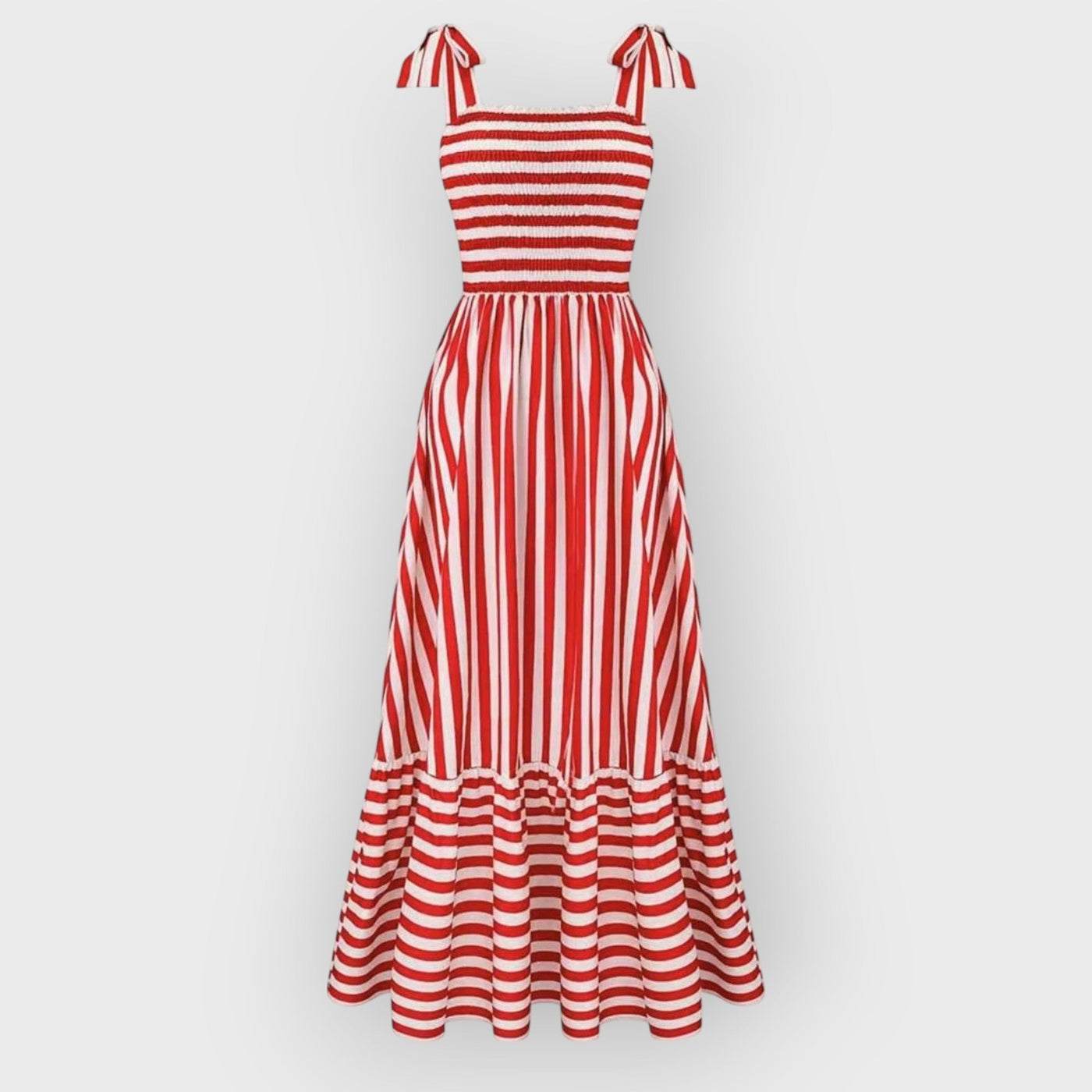 Valentina Fashionable Striped Dress