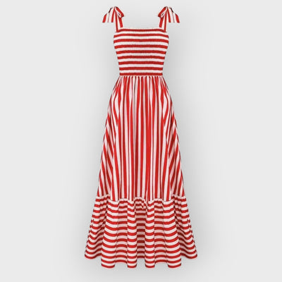 Valentina Fashionable Striped Dress