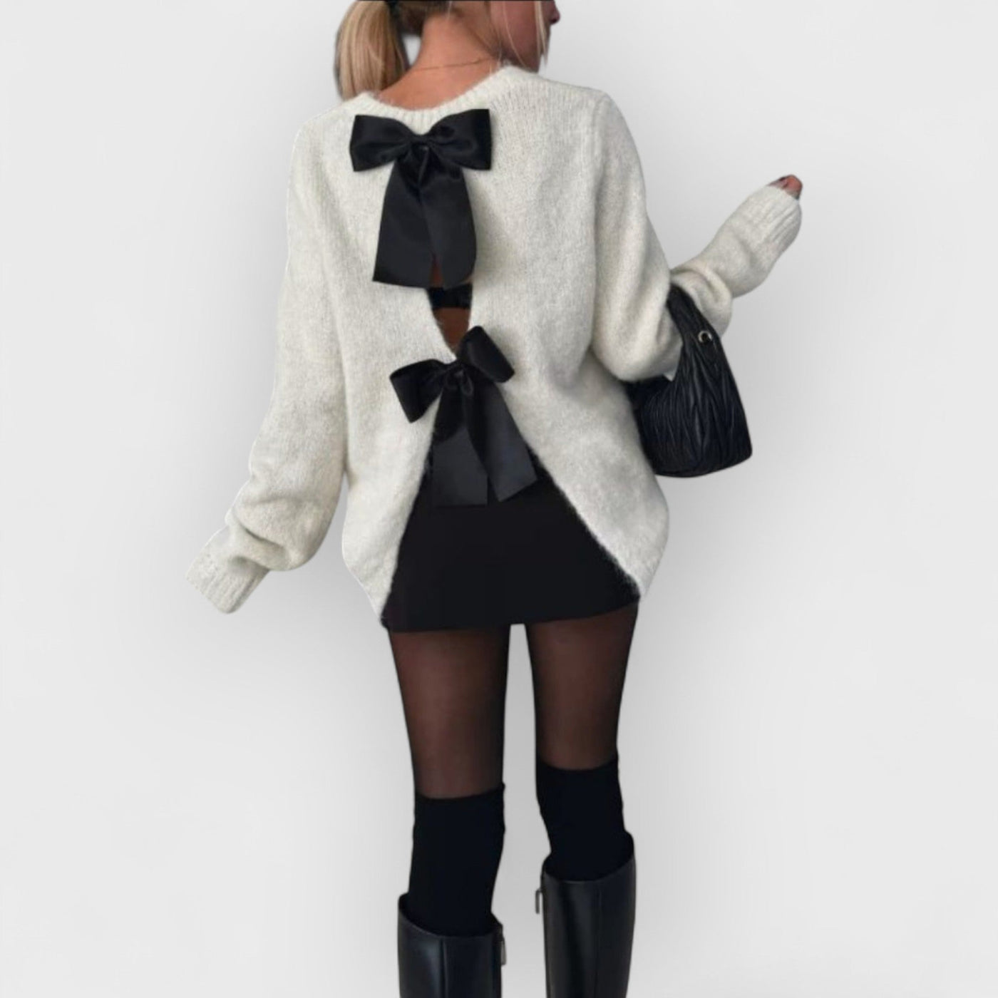 Tie Sweater