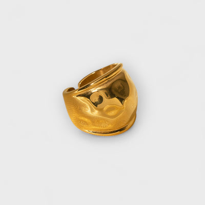 Exaggerated Lips Double-sided Ring