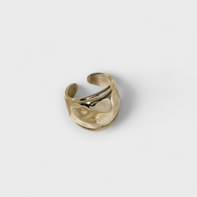 Exaggerated Lips Double-sided Ring