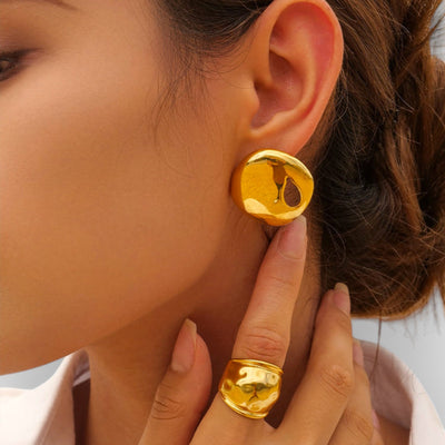 Exaggerated Lips Double-sided Ring