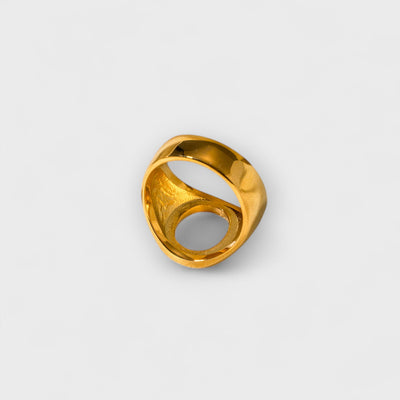 Oval Hollow Ring