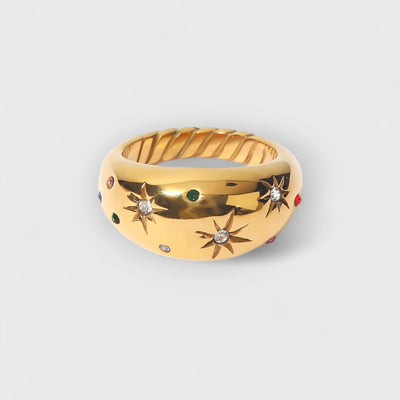 Starry Night Dome Ring