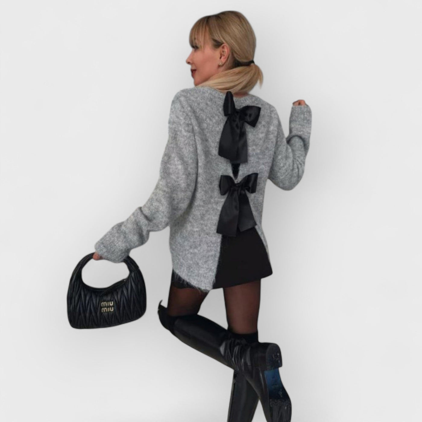 Tie Sweater