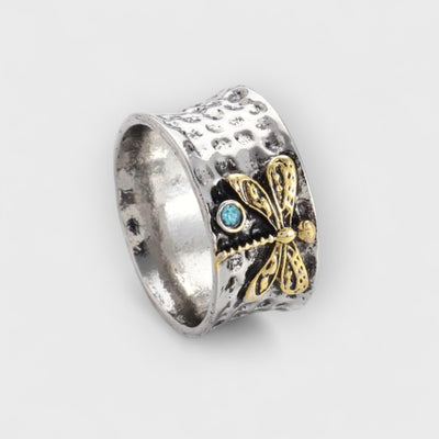 Aquamarine Insect Ring