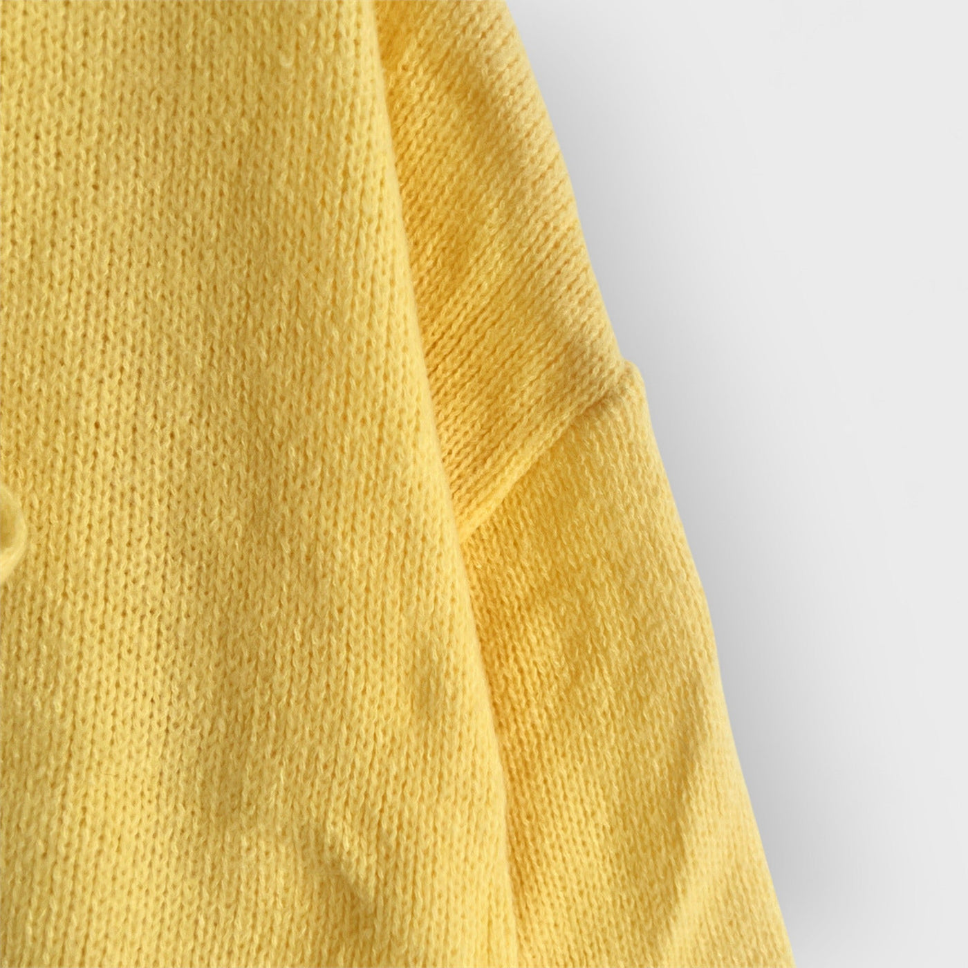 Solid Color Crew Neck Lace-Up Cardigan