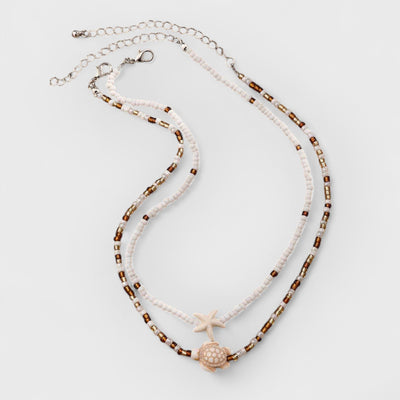 Beach Starfish Shell Necklace