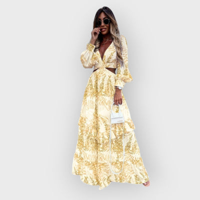 Paris Elegant Summer Maxi Dress