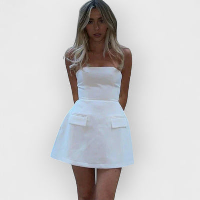 Alma Mae - Elegant strapless dress