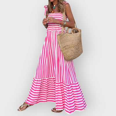 Valentina Fashionable Striped Dress
