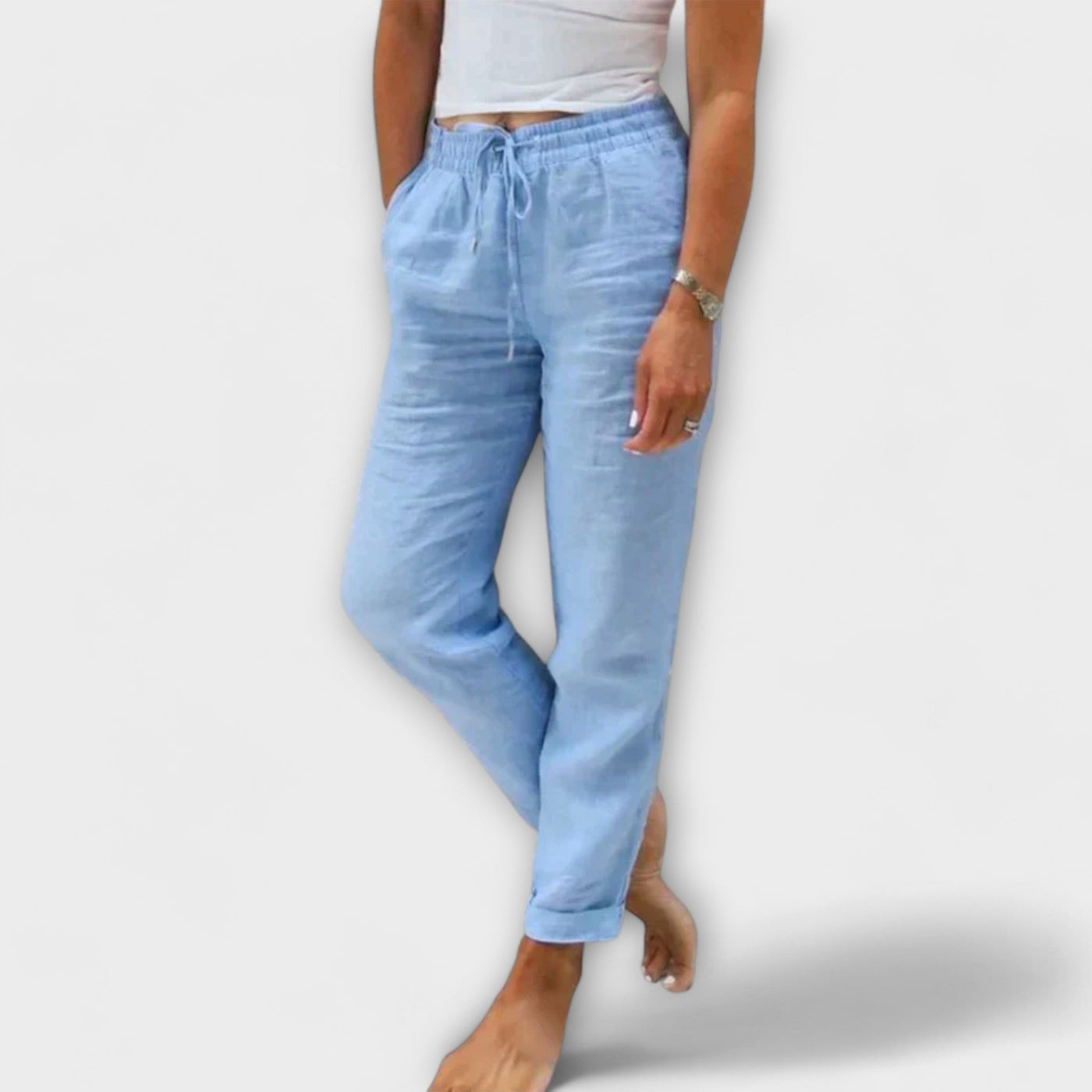 Stacy - Light Linen Pants