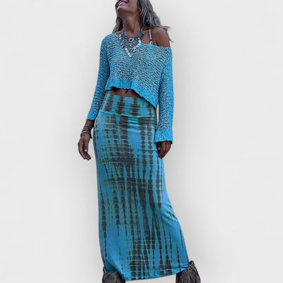 Sunny Meadow Crop Knit Cover-up Top