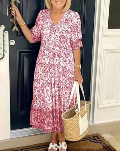LIA | ELEGANT AND AIRY FLORAL DRESS