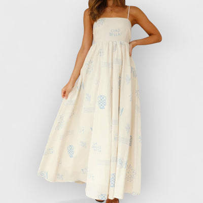 Chill Vibes Open-Back Spaghetti Strap Maxi Dress