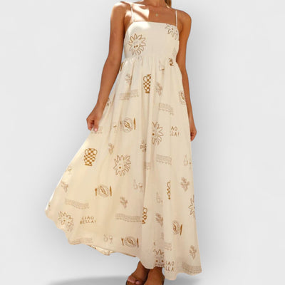 Chill Vibes Open-Back Spaghetti Strap Maxi Dress