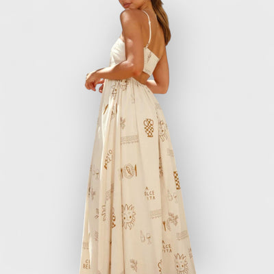 Chill Vibes Open-Back Spaghetti Strap Maxi Dress