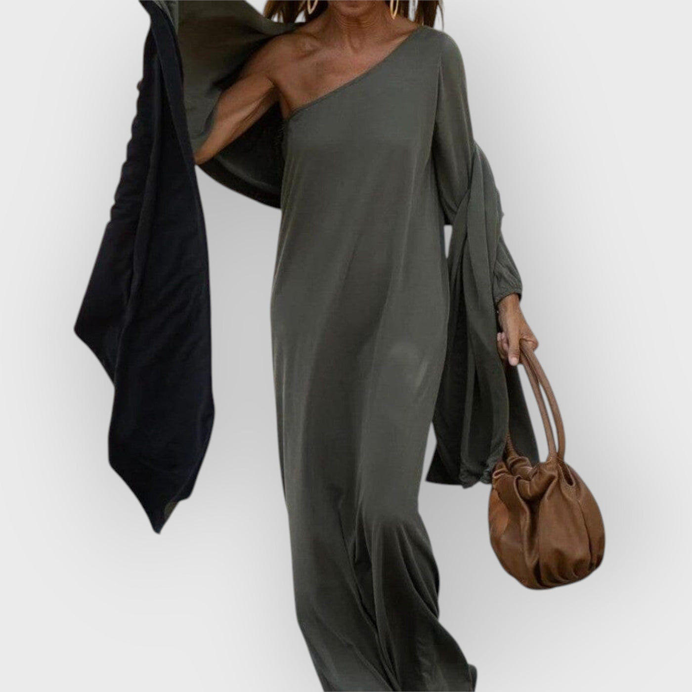 Fiona Elegant Off-Shoulder Dress