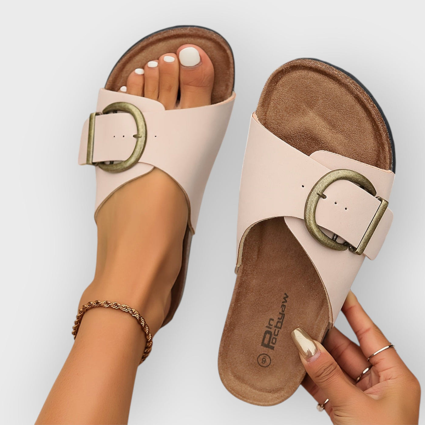 Eden Women's Cork Slide Sandals