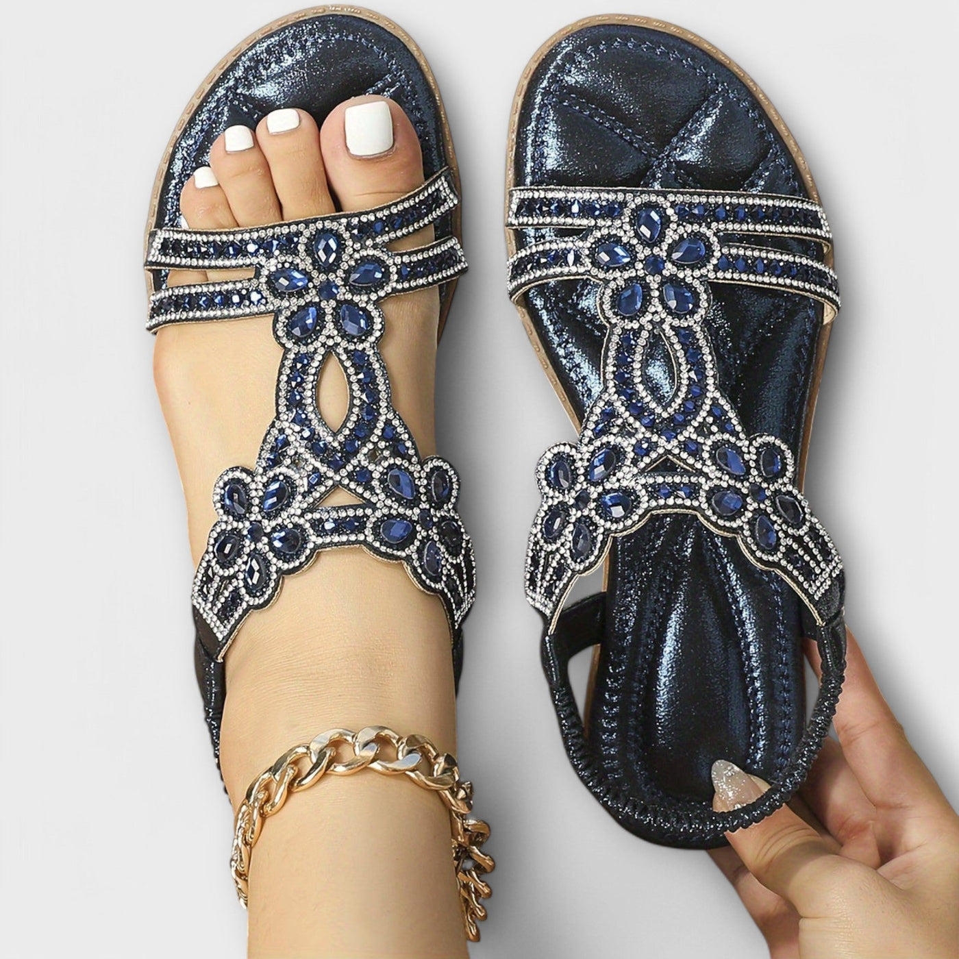Birgit - Orthopedic Sandals with Boho Charm