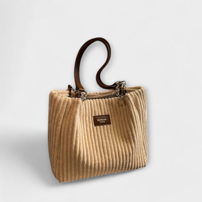 Mira Corduroy Shoulder Bag for Everyday Elegance