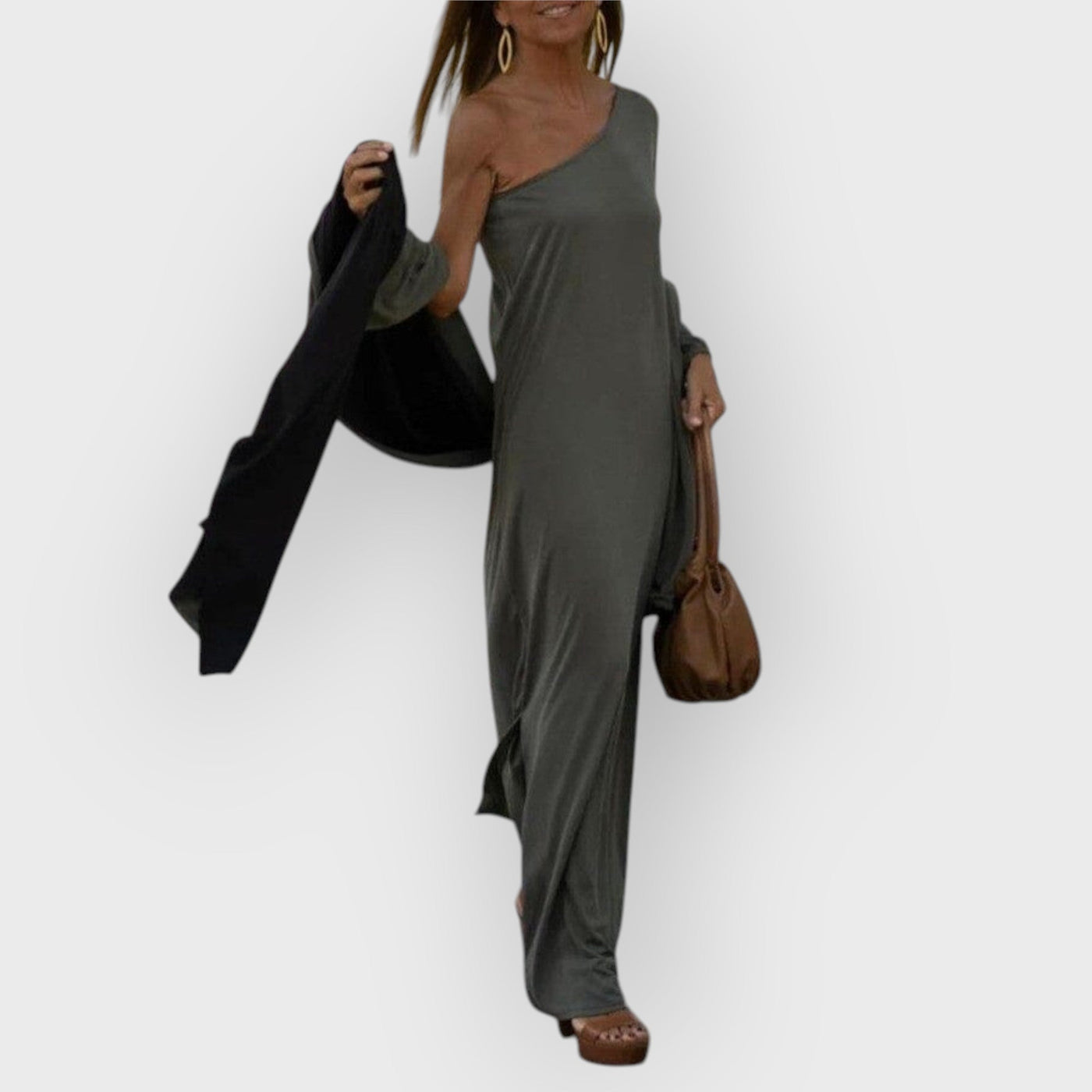 Fiona Elegant Off-Shoulder Dress