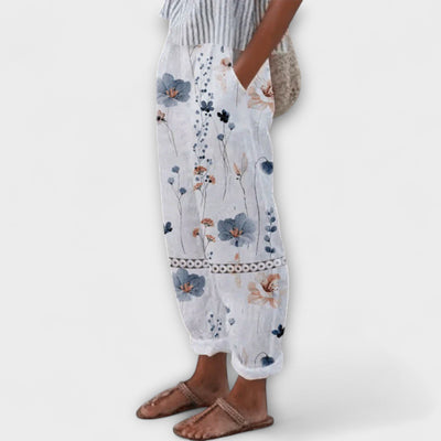 Airish - Distinctive Printed Casual Button Pants