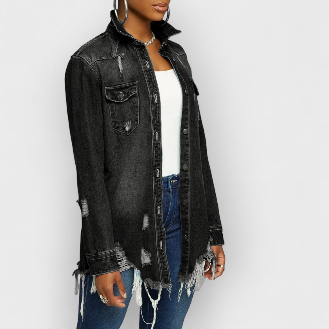 Sexy fashion women's denim jacket