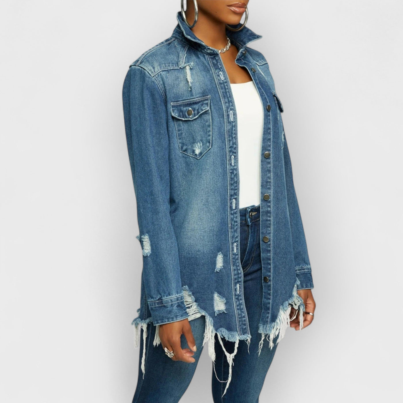 Sexy fashion women's denim jacket