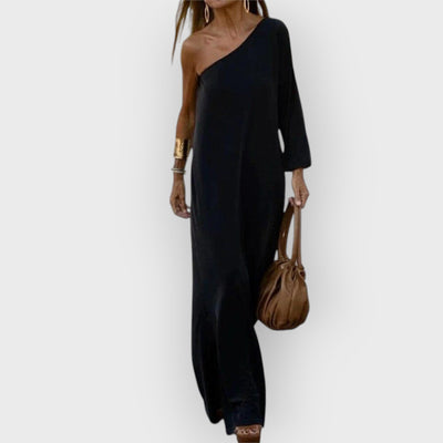 Fiona Elegant Off-Shoulder Dress