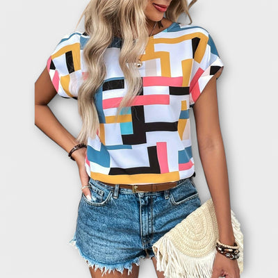 Chloe - Short-Sleeved Blouse