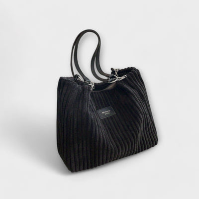 Mira Corduroy Shoulder Bag for Everyday Elegance