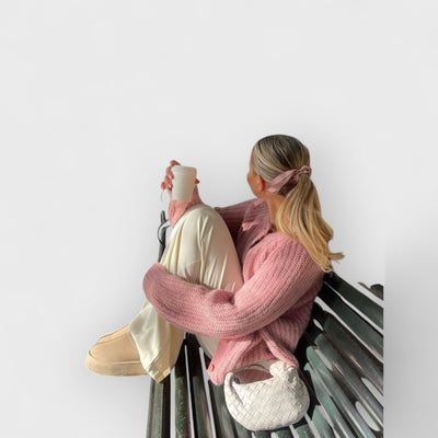 Lazy Style Loose Solid Color Long Sleeve Cardigan