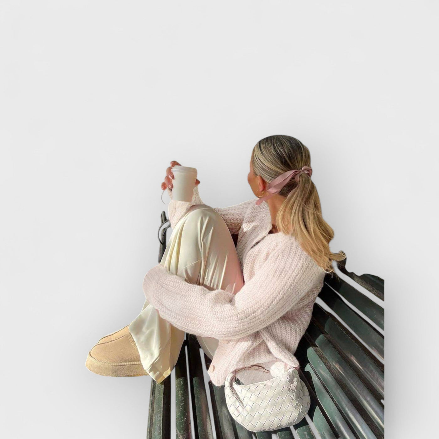 Lazy Style Loose Solid Color Long Sleeve Cardigan