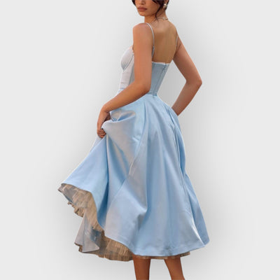 Cinderella Blue Tulle Midi Dress