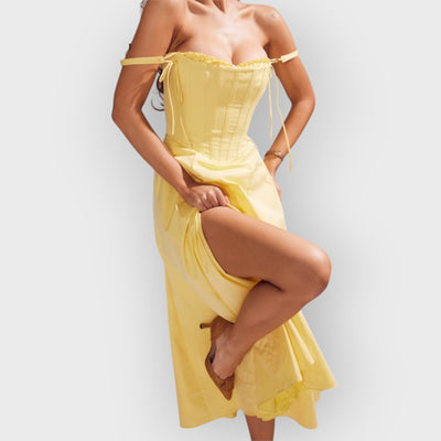 Sunshine Cotton Midi Sundress