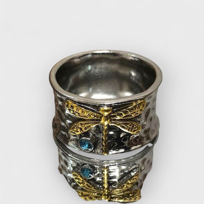 Aquamarine Insect Ring