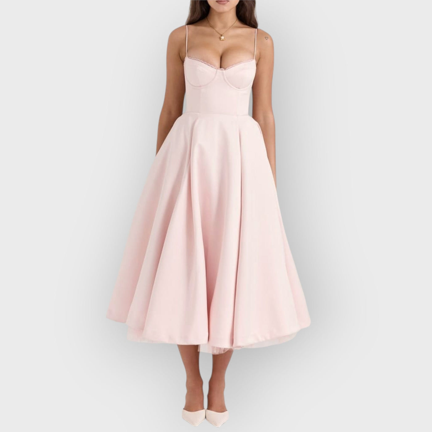 Ballerina Pink Midi Dress