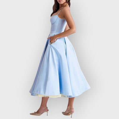 Cinderella Blue Tulle Midi Dress