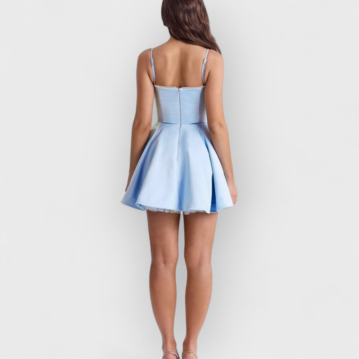 Cinderella Blue Tulle Mini Dress