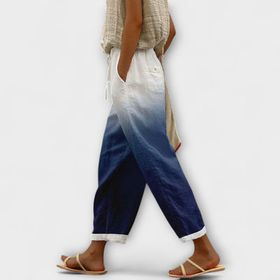 Airish - Distinctive Printed Casual Button Pants