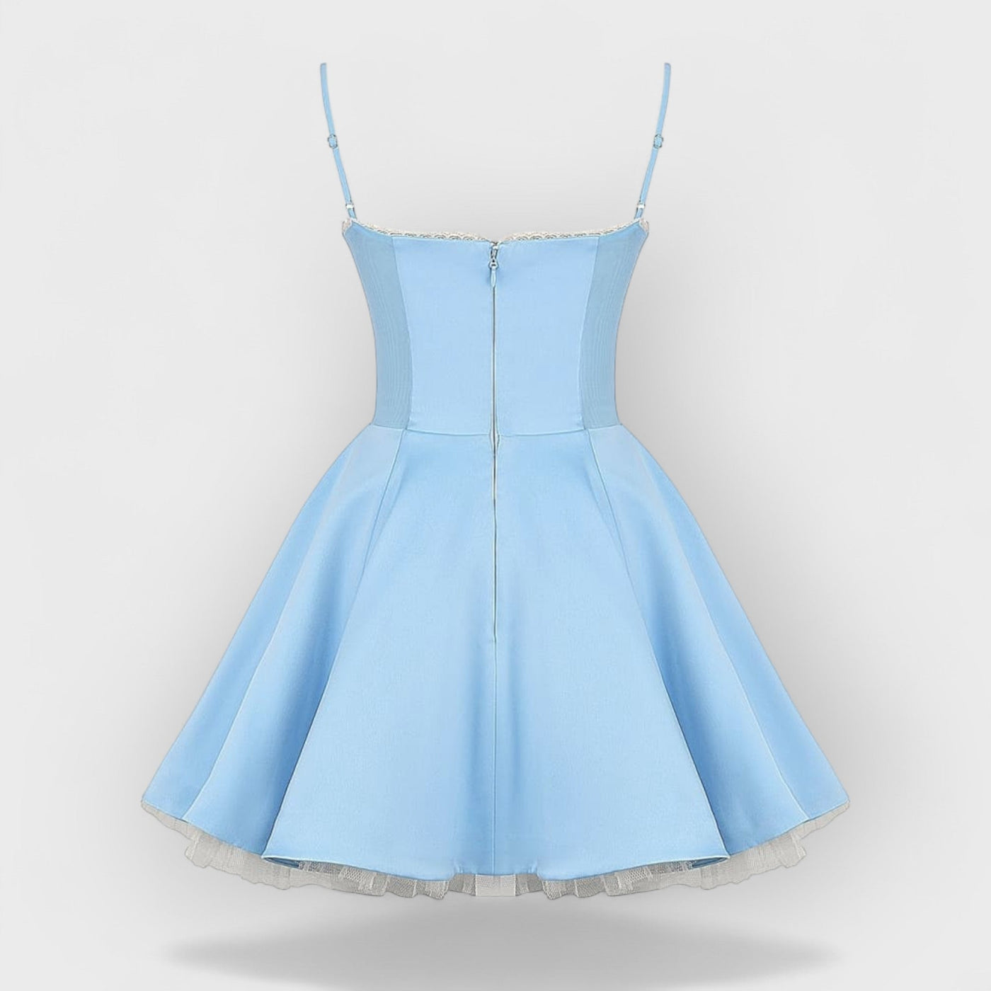 Cinderella Blue Tulle Mini Dress