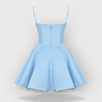 Cinderella Blue Tulle Mini Dress
